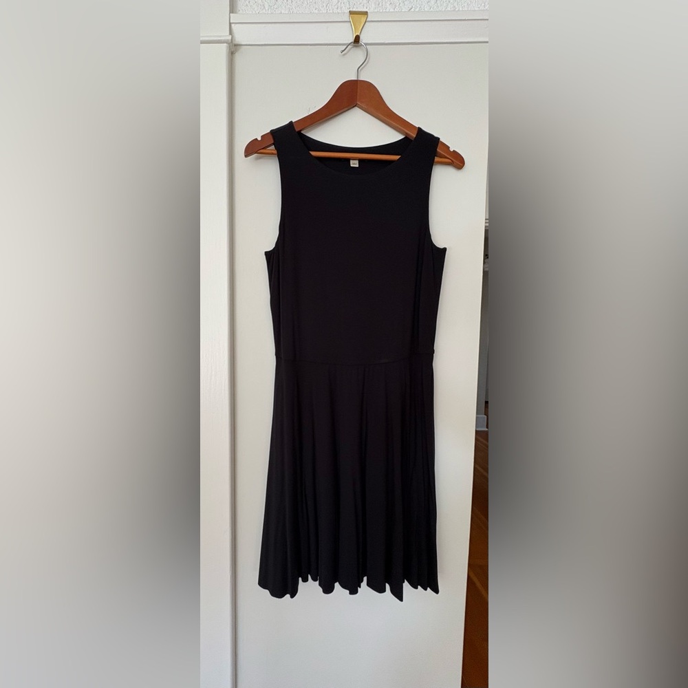 Diesel Black Mini Dress with Flared Skirt